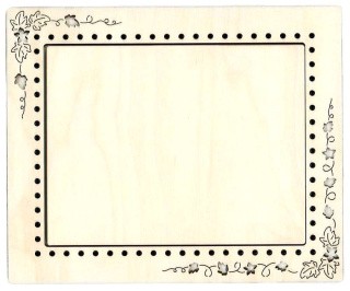 Рамка «Листья тыквы», средняя, 14x18 см