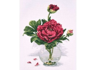 Набор для вышивания «Пионы» Набор для вышивания «Пионы»