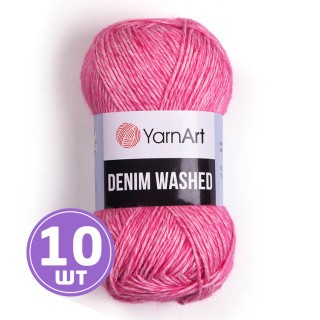 Пряжа YarnArt Denim Washed2 (Деним вошд 2) (905), меланж ярко-розовый, 10 шт. по 50 г