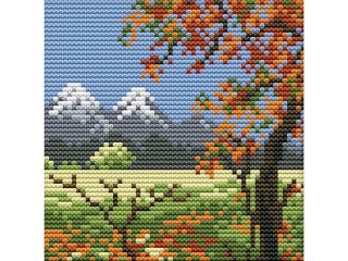 Набор для вышивания «Осень в горах»