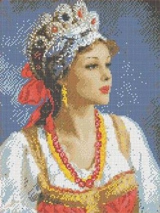 Рисунок на ткани «Аленушка»