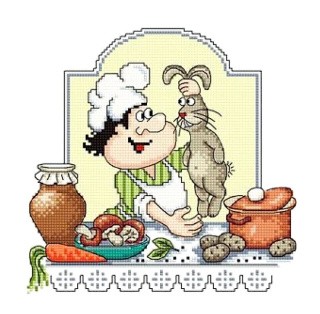 Набор для вышивания «Заяц с грибами»