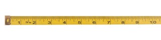 Сантиметр ПВХ 200 см, 1,5 см, желтый, Gamma