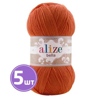 Пряжа ALIZE Bella 100 (89), ярко-терракотовый, 5 шт. по 100 г Пряжа ALIZE Bella 100 (89), ярко-терракотовый, 5 шт. по 100 г