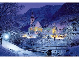Пазлы «Снежная Бавария»
