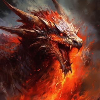 Картина по номерам «Сила Дракона»