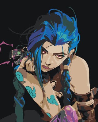 Картина по номерам «League of legends. Аркейн: Джинкс 7»