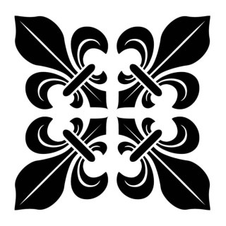 Текстурный лист «Королевская лилия», 9х9х0,3 см, Craft&Clay