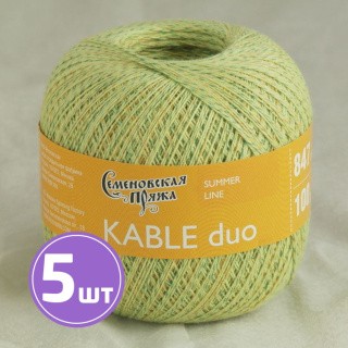 Пряжа Семеновская Kable duo (13121), тропик-мультиколор 5 шт. по 100 г Пряжа Семеновская Kable duo (13121), тропик-мультиколор 5 шт. по 100 г