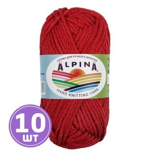 Пряжа Alpina GARRY (07), рубин, 10 шт. по 50 г