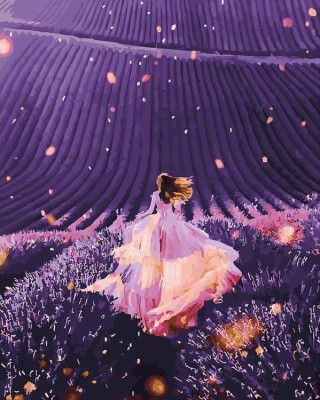 Картина по номерам «Сказочное платье»