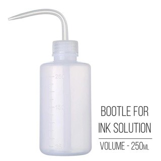 Флакон 250 мл с длинным носиком для разбавителя чернил Флакон 250 мл с длинным носиком для разбавителя чернил
