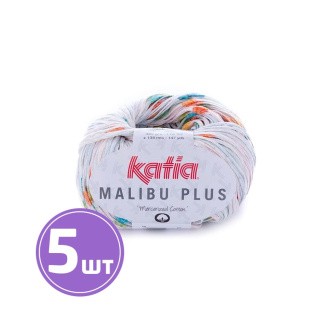 Пряжа Katia Malibu Plus (104), принтованный, 5 шт. по 50 г