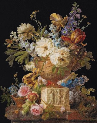 Набор для вышивания «Цветочный натюрморт в вазе»