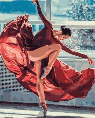 Картина по номерам «Грациозная танцовщица» Картина по номерам «Грациозная танцовщица»