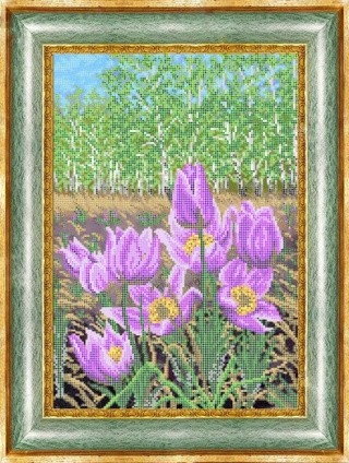 Рисунок на ткани «Весна»