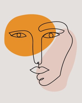 Картина по номерам «Черты лица» Картина по номерам «Черты лица»