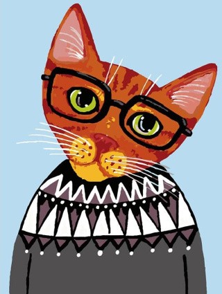 Картина по номерам «Кот в лопапейса» Картина по номерам «Кот в лопапейса»