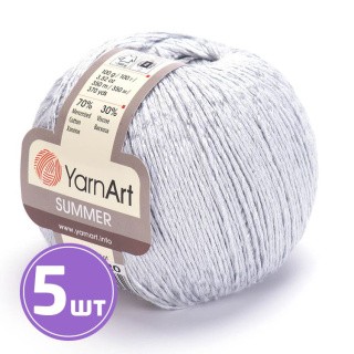 Пряжа YarnArt Summer (50), ангора, 5 шт. по 100 г Пряжа YarnArt Summer (50), ангора, 5 шт. по 100 г
