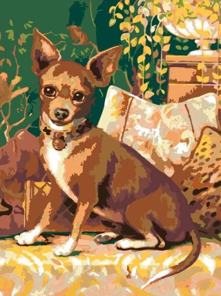 Картина по номерам «Той-терьер» Картина по номерам «Той-терьер»