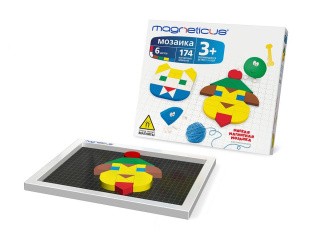 Магнитная мозаика (174 элемента, 6 цветов) Магнитная мозаика (174 элемента, 6 цветов)