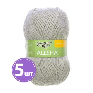 Пряжа Семеновская Alesha (11200), перламутровый 5 шт. по 50 г Пряжа Семеновская Alesha (11200), перламутровый 5 шт. по 50 г