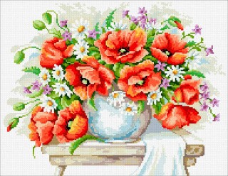 Алмазная вышивка «Букет для любимой» Алмазная вышивка «Букет для любимой»