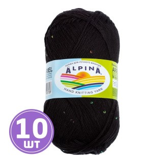 Пряжа Alpina ARIEL (04), чёрный, 10 шт. по 50 г Пряжа Alpina ARIEL (04), чёрный, 10 шт. по 50 г