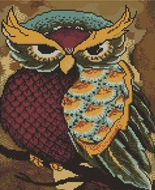 Алмазная вышивка «Мудрая сова» Алмазная вышивка «Мудрая сова»
