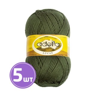Пряжа Adelia LUCAS (32), хаки, 5 шт. по 100 г Пряжа Adelia LUCAS (32), хаки, 5 шт. по 100 г