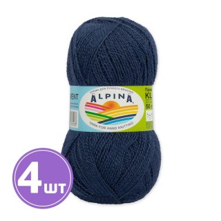 Пряжа Alpina KLEMENT (31), синий, 4 шт. по 50 г Пряжа Alpina KLEMENT (31), синий, 4 шт. по 50 г
