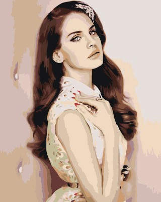 Картина по номерам «Lana Del Rey Лана Дель Рей 8»