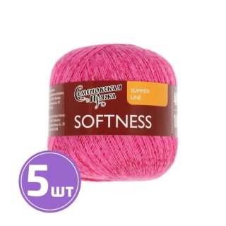 Пряжа Семеновская Softness (30158), флокс 5 шт. по 100 г Пряжа Семеновская Softness (30158), флокс 5 шт. по 100 г