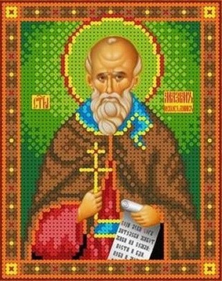 Рисунок на ткани «Святой Максим»