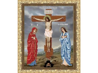 Рисунок на ткани «Распятие Господне»