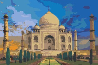 Картина по номерам «Тадж-Махал 3» Картина по номерам «Тадж-Махал 3»