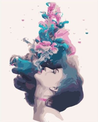 Картина по номерам «Дым из цветов» Картина по номерам «Дым из цветов»