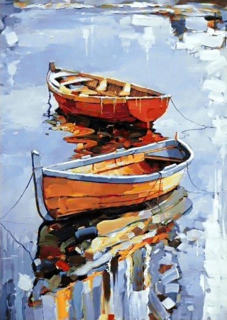 Алмазная вышивка «Лодки» Алмазная вышивка «Лодки»