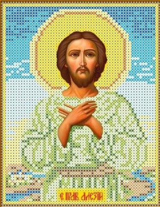 Рисунок на ткани «Святой Алексий»