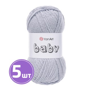 Пряжа YarnArt Baby (Ярнарт Беби) (3072), серый, 5 шт. по 50 г