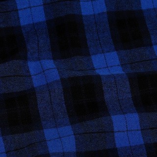 Ткань рубашечная фланель, 5 м x 150 см, 150 г/м², цвет: синий, TBY