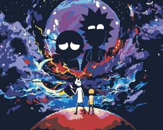 Картина по номерам «Рик и Морти» Картина по номерам «Рик и Морти»