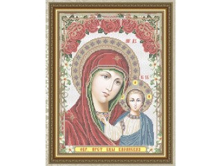 Рисунок на ткани «Пресвятая Богородица Казанская»