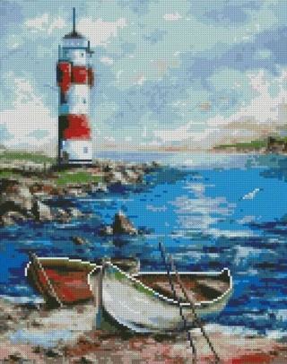 Алмазная вышивка «Маяк»