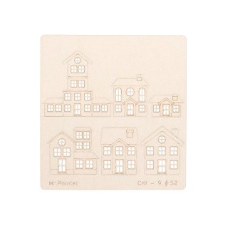 Чипборд «Домики - 1», 9,5х10 см, Mr.Painter