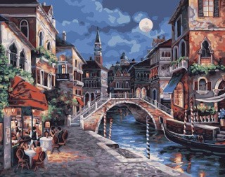 Картина по номерам «Ночная Венеция»