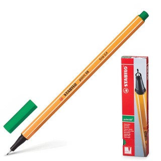 Ручка капиллярная (линер) STABILO «Рoint», зеленая