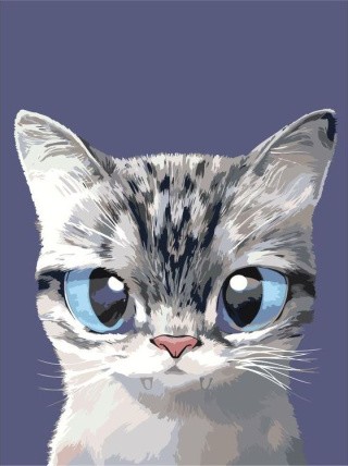 Картина по номерам «Кузя» Картина по номерам «Кузя»