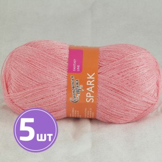 Пряжа Семеновская Spark (4003), розовый-радуга 5 шт. по 100 г