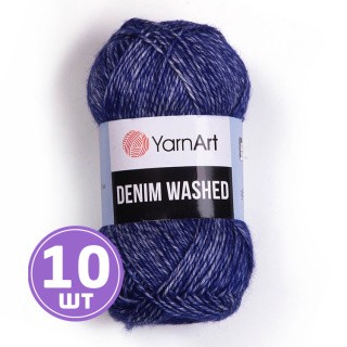 Пряжа YarnArt Denim Washed2 (Деним вошд 2) (925), меланж синий, 10 шт. по 50 г